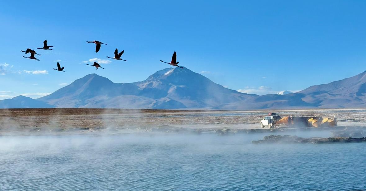 Polloquere Hot Springs, Arica and Parinacota region, Chile.