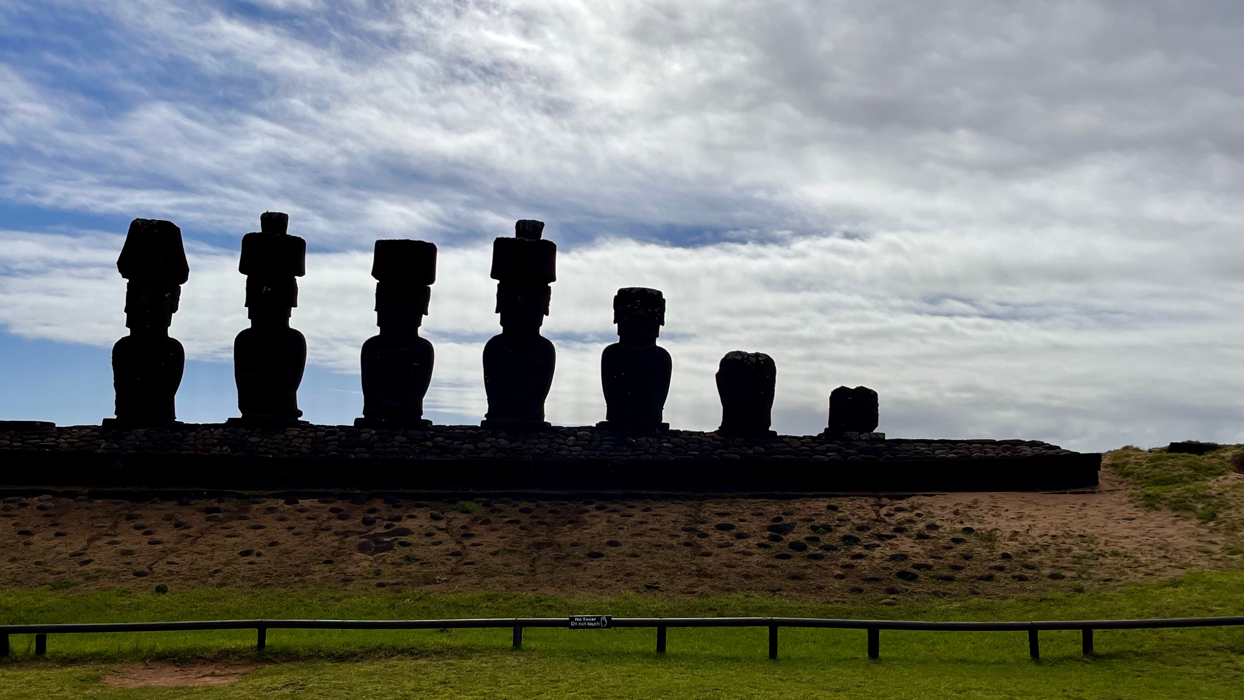 Ahu Nau Nau in Anakena Beach