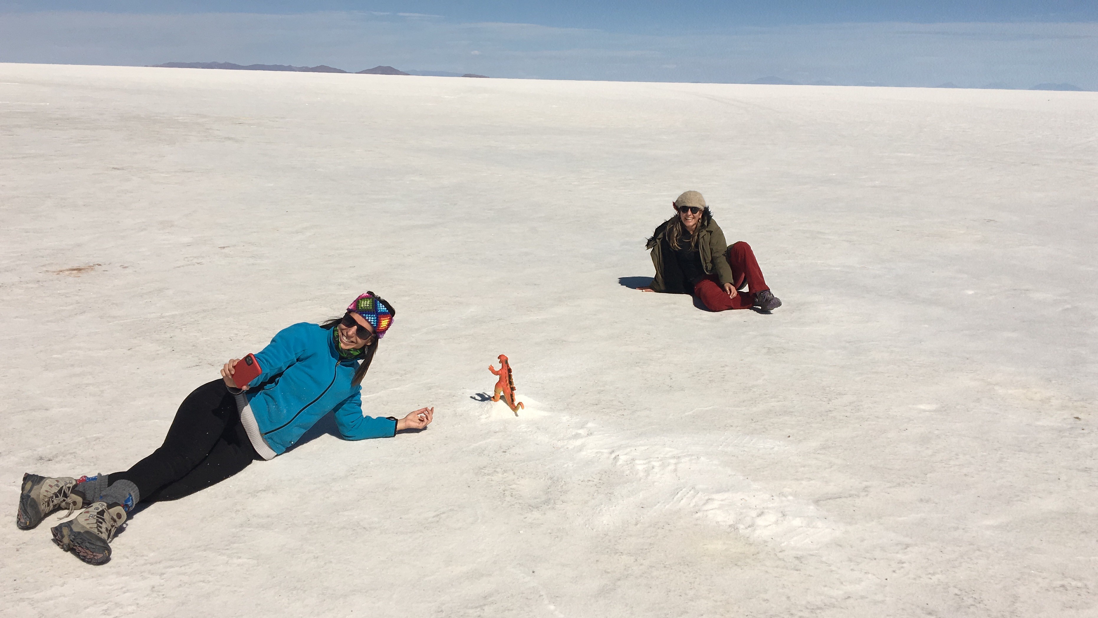 Jeux sur le salar